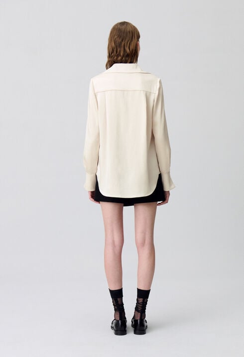 Floaty pleated blouse