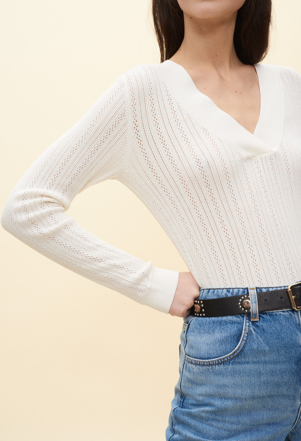 Pull à col V