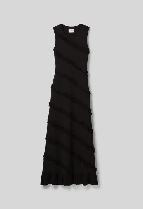 Robe longue fine maille
