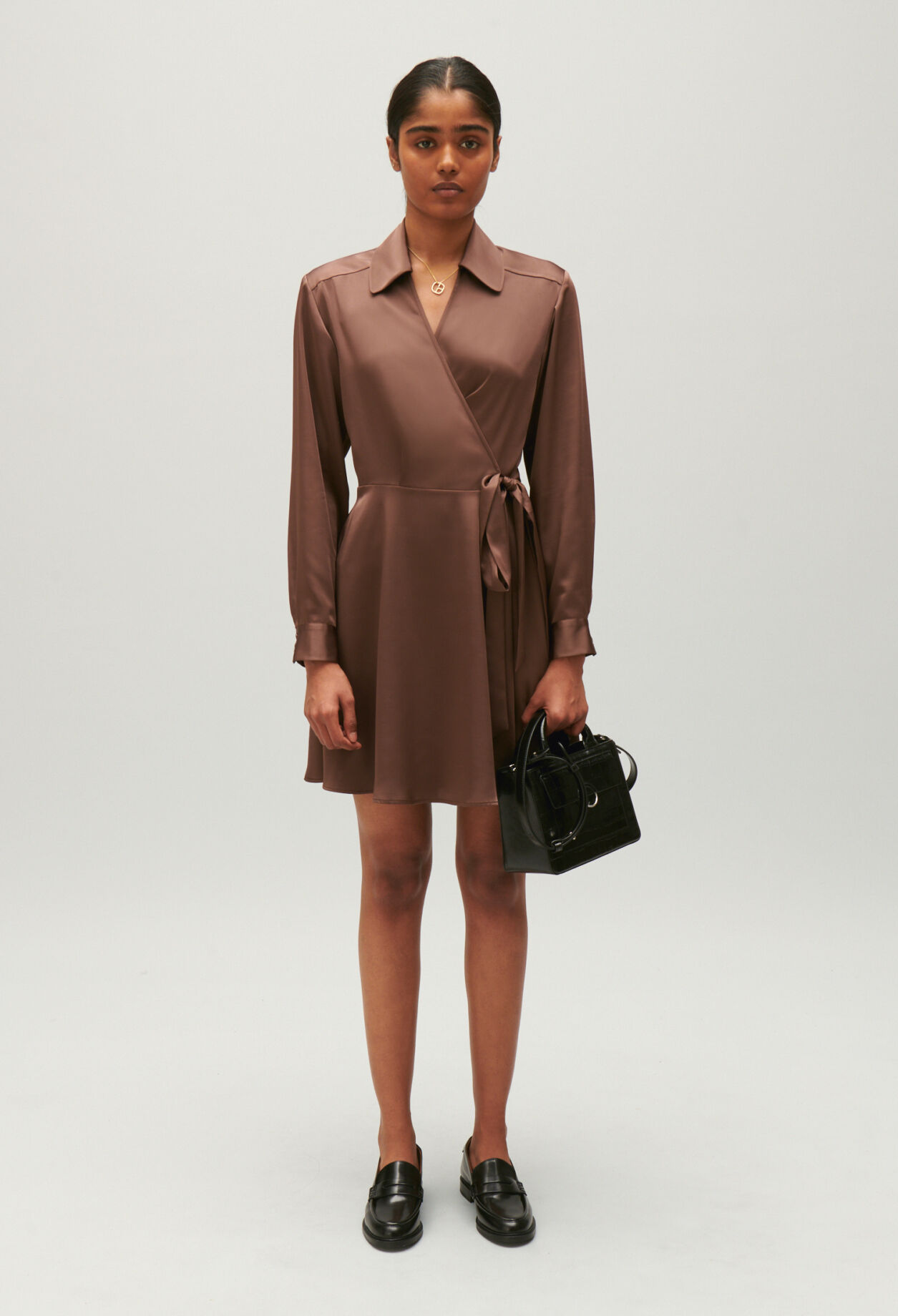 Robe marron glacé hotsell