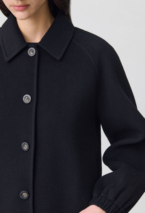 Veste courte col chemise