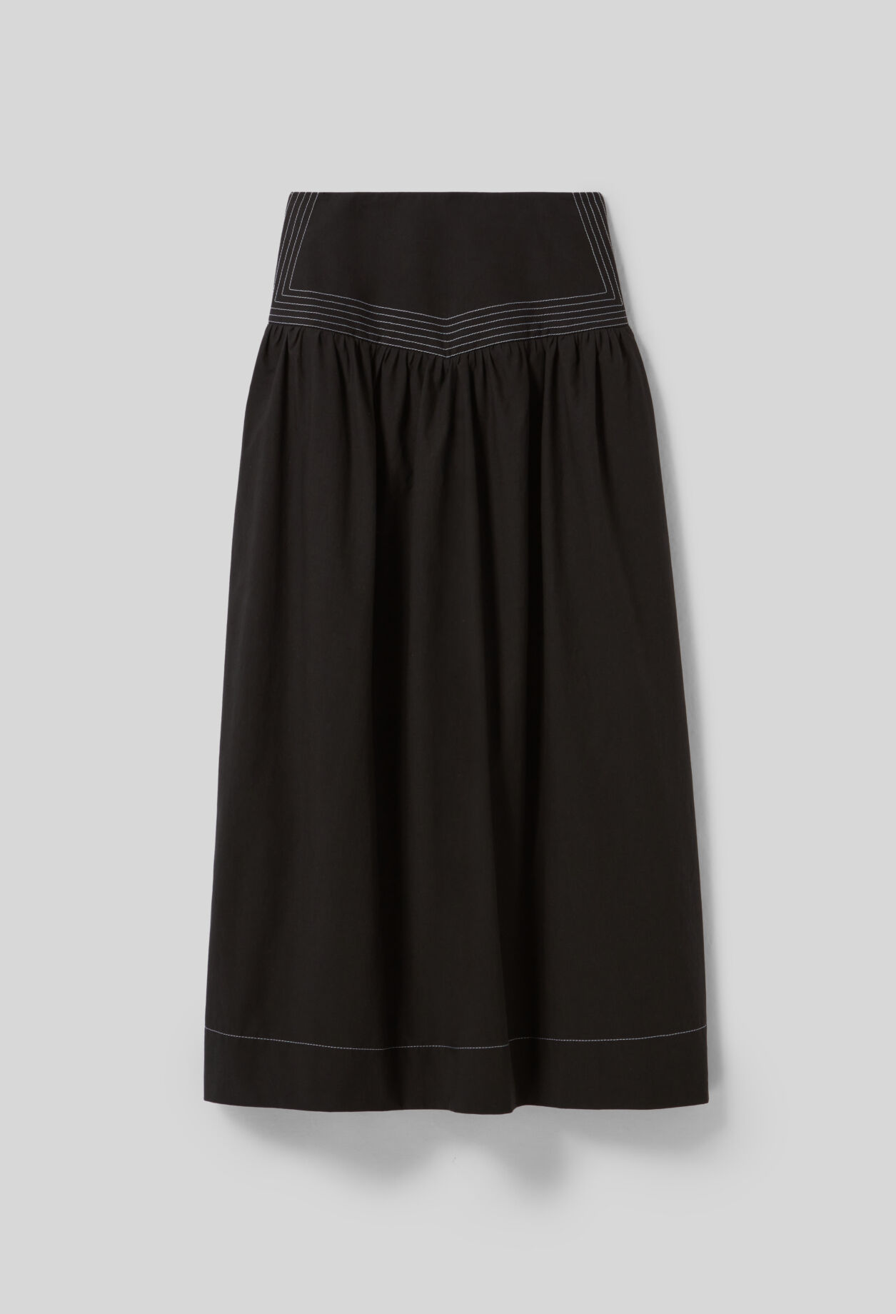 Long Basque Skirt
