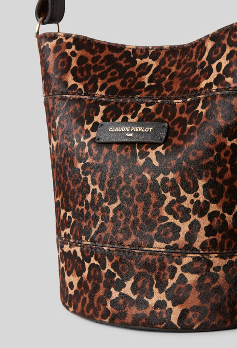 Sac seau Solveig léopard