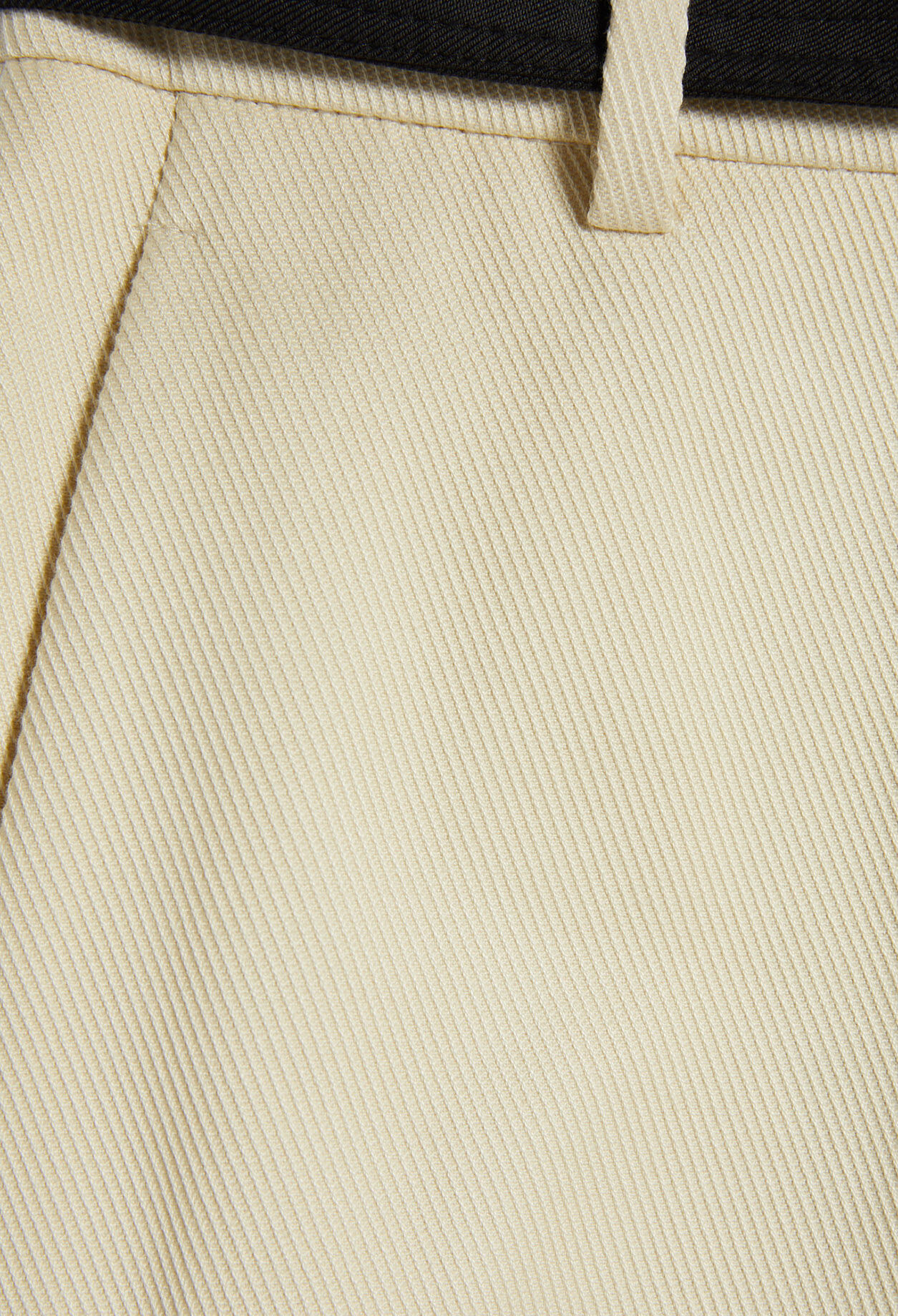 Organic cotton straight-fit trousers