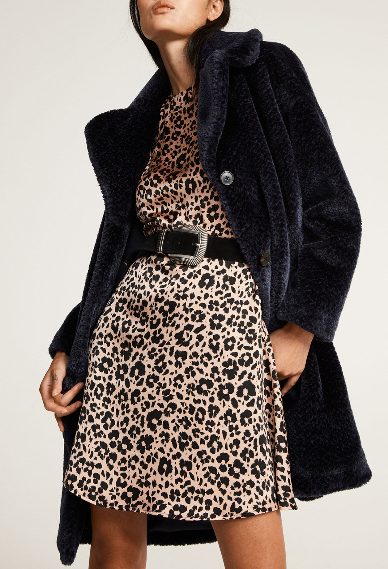 Robe patineuse léopard