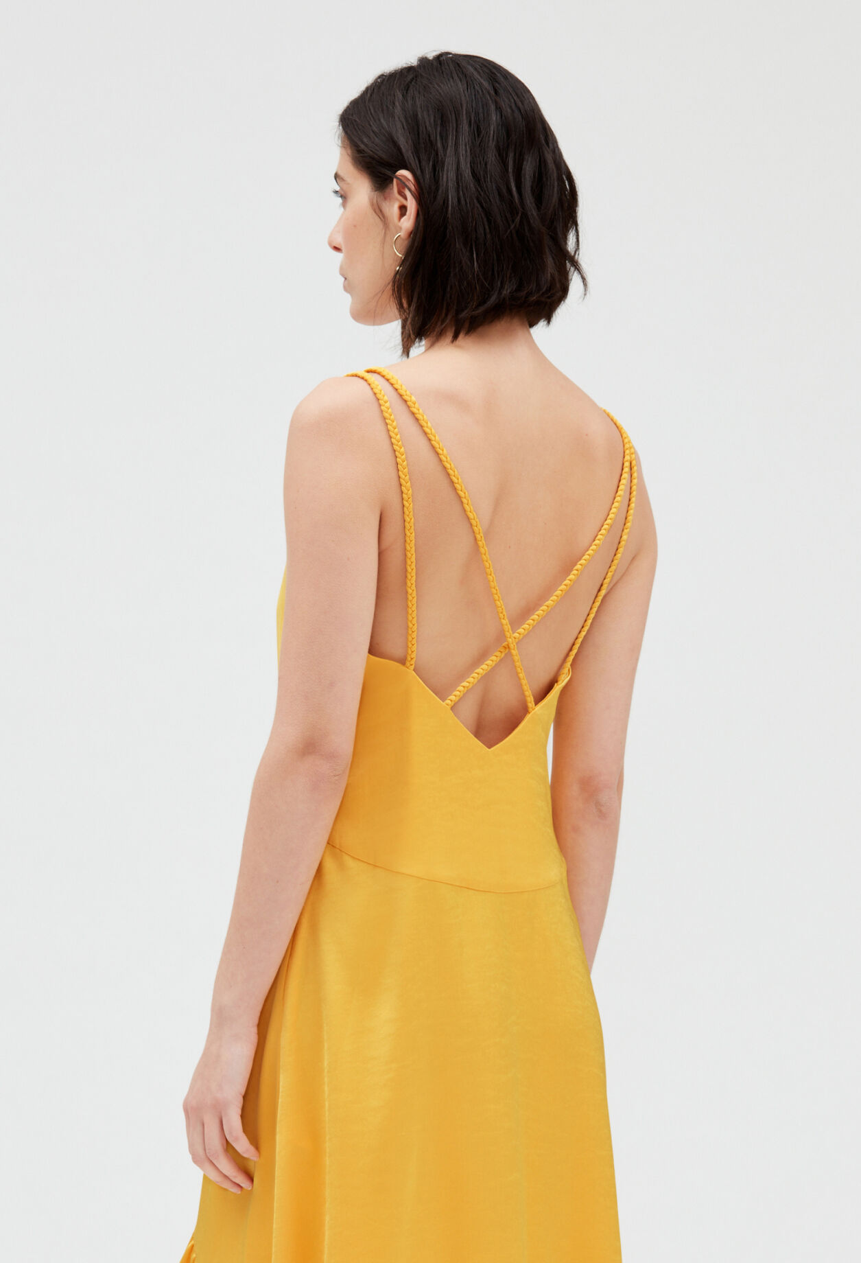 Robe jaune claudie pierlot best sale