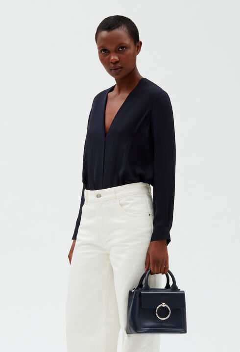 V-neck blouse