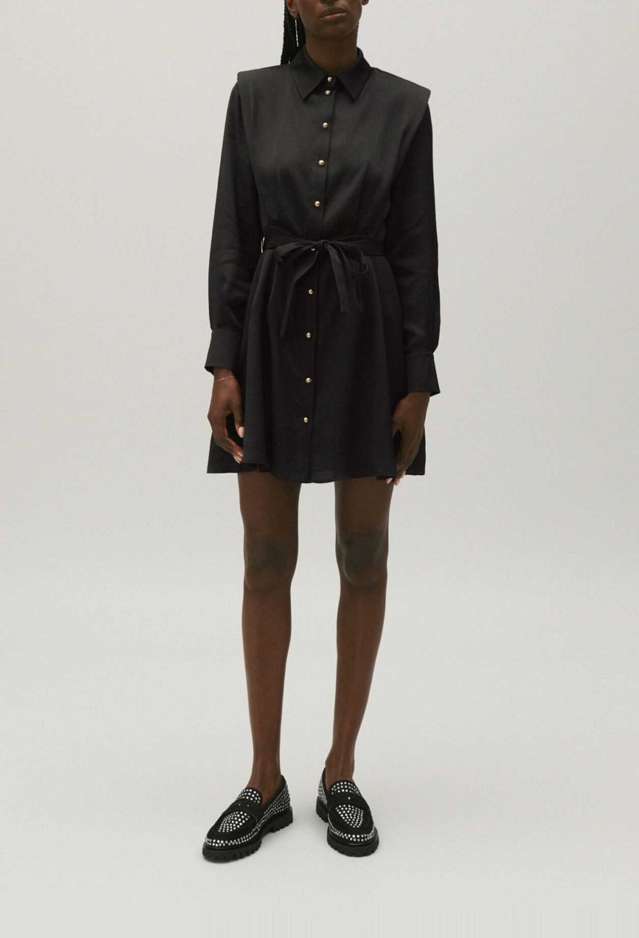 Robe chemise cintrée
