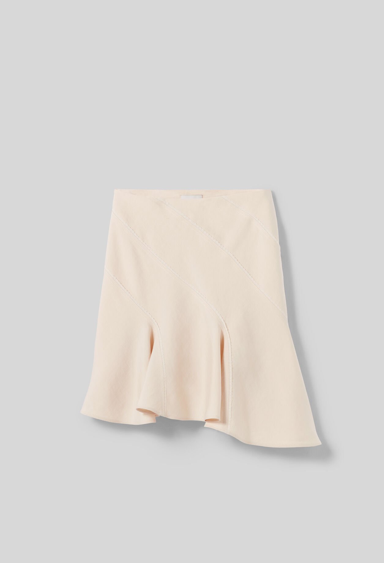 Asymmetric short skirt