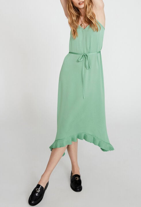 Robe longue à bretelles