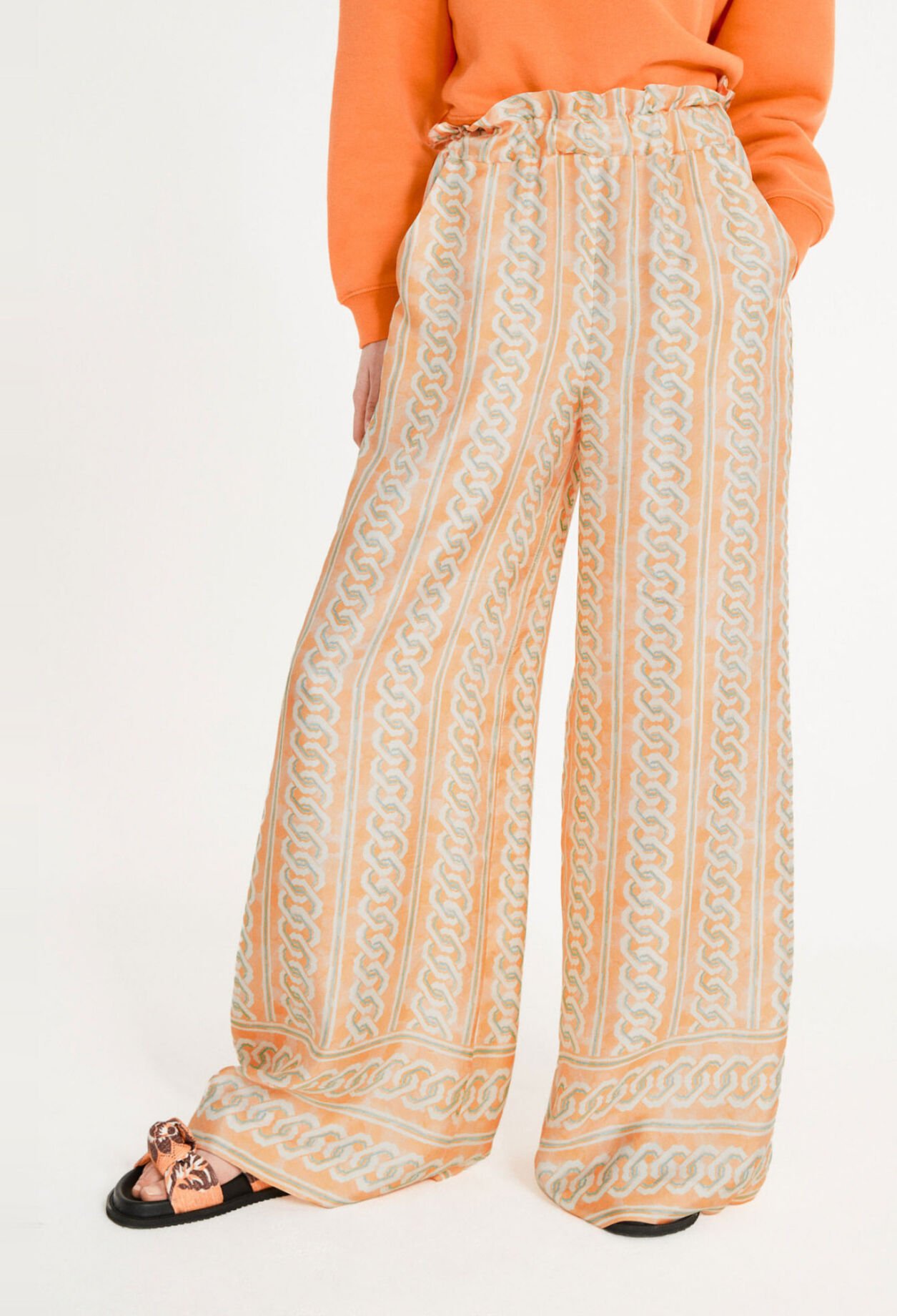 Printed trousers