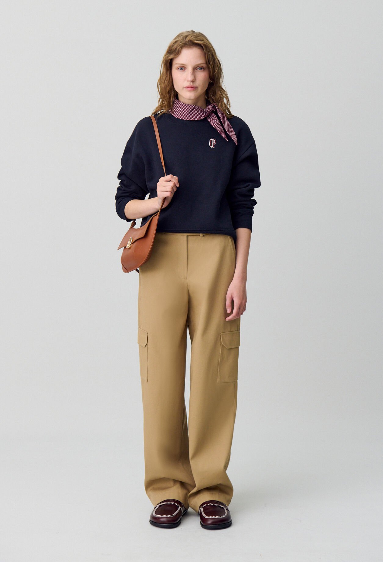 Sweatshirt col foulard