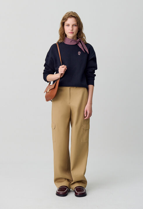 Sweatshirt col foulard