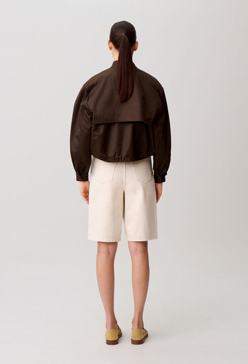 Blouson satin&eacute;