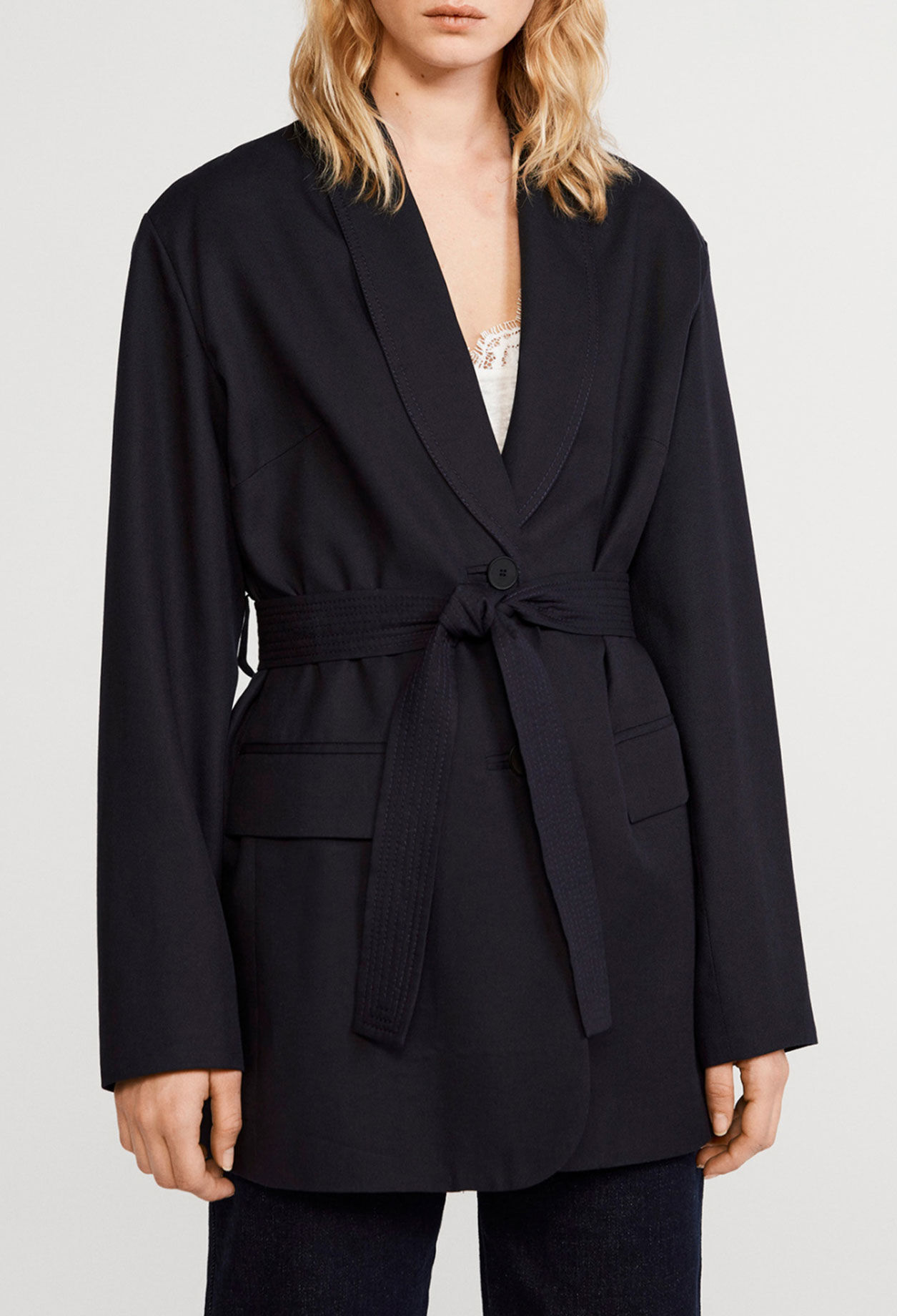 Belted jacket