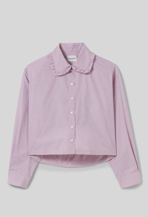 Chemise popeline à carreaux
