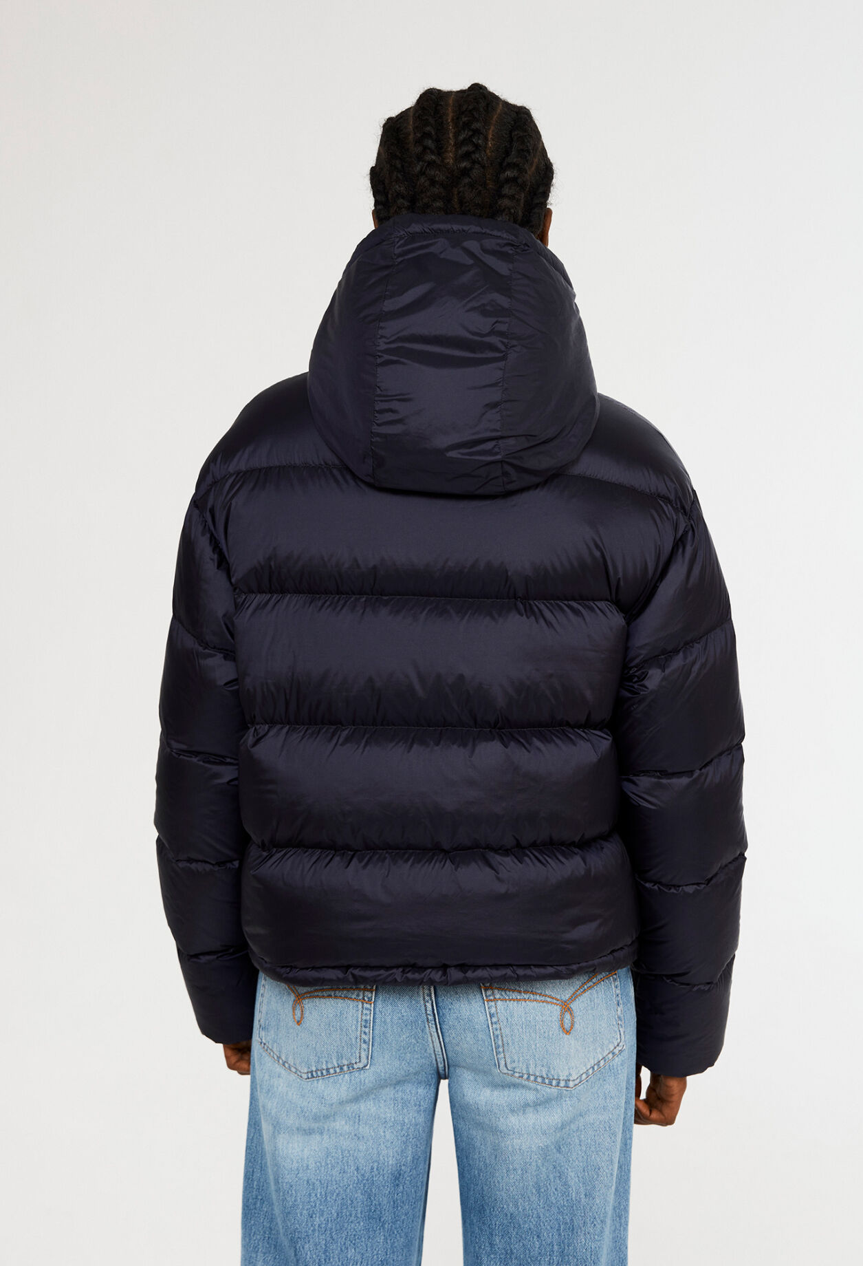 Thick down jacket made from  down