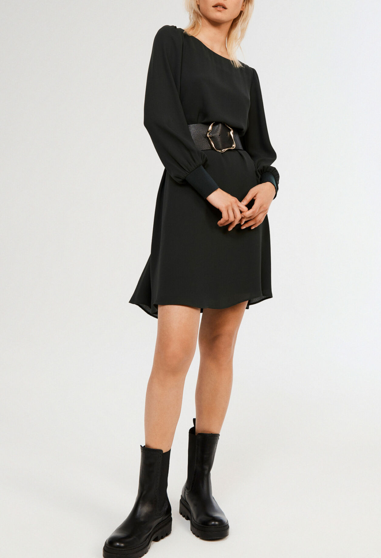 Belted dress