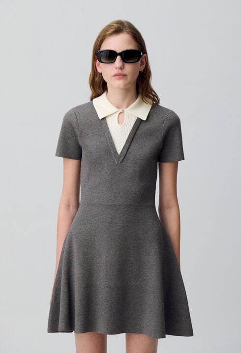 Robe courte patineuse