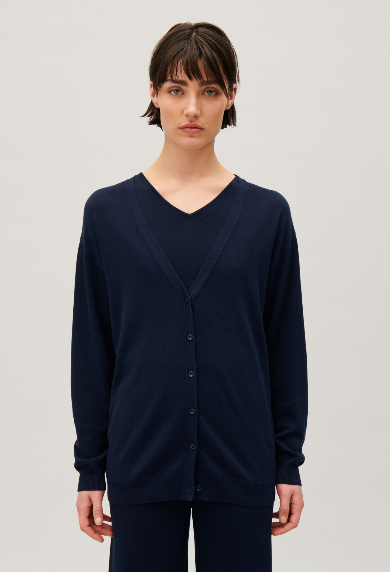 Cardigan maille fine