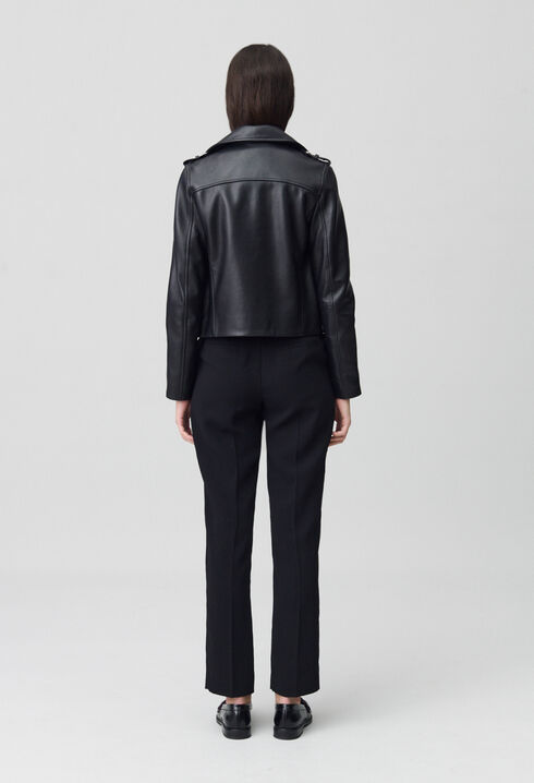 Smooth leather jacket 
