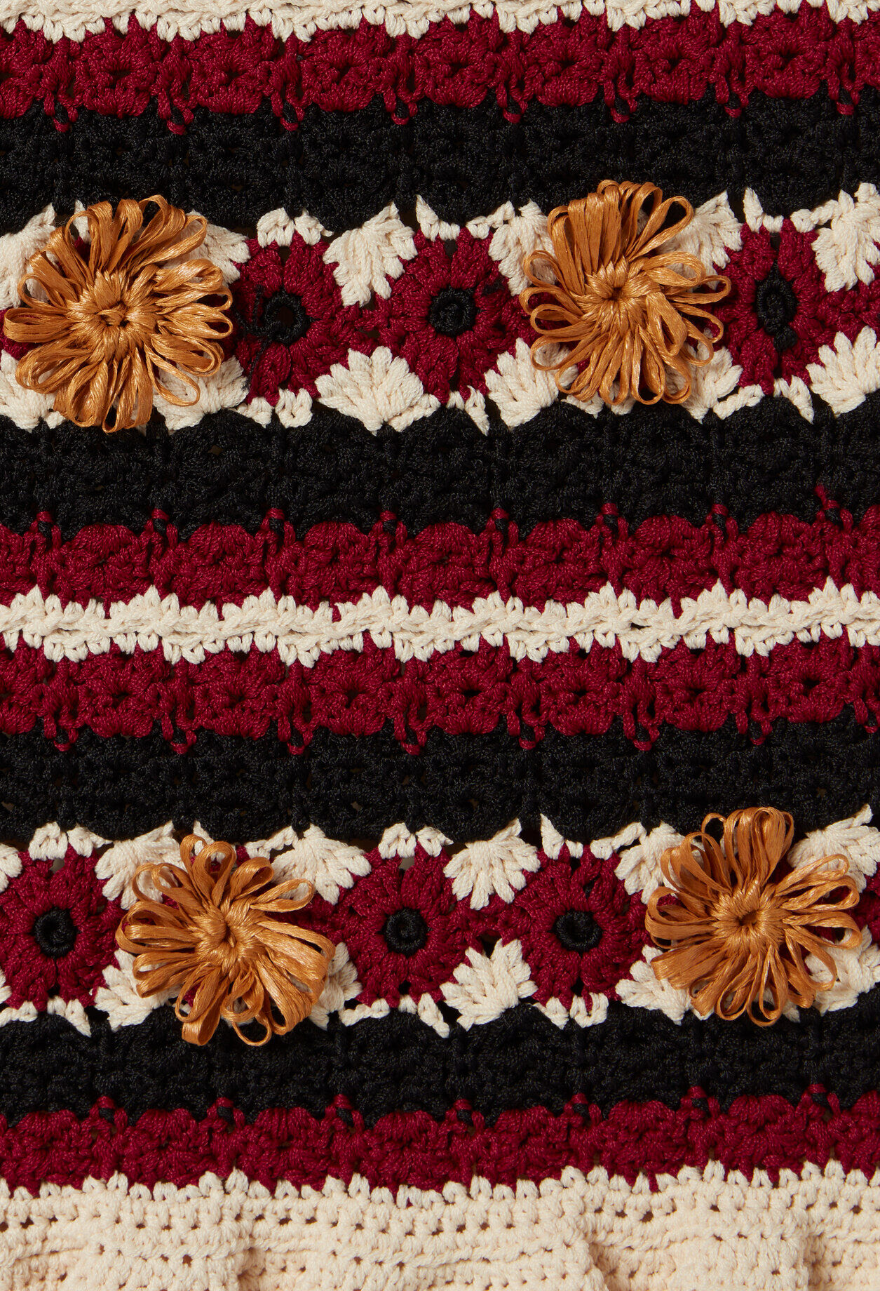 Jupe courte crochet