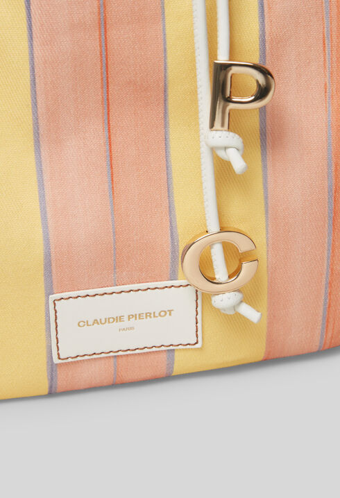 Large Striped Tote Bag