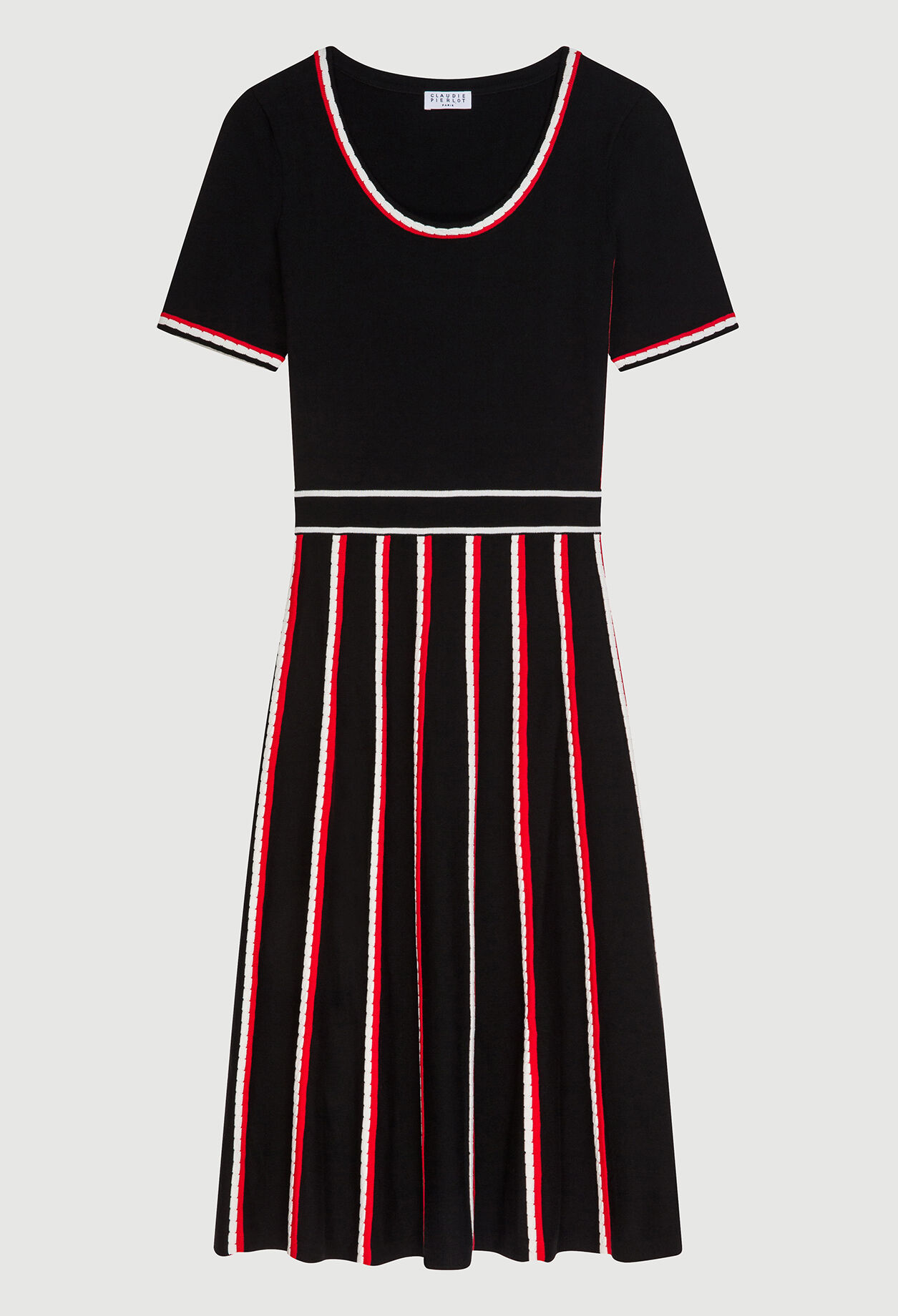 Mid-length knitted dress