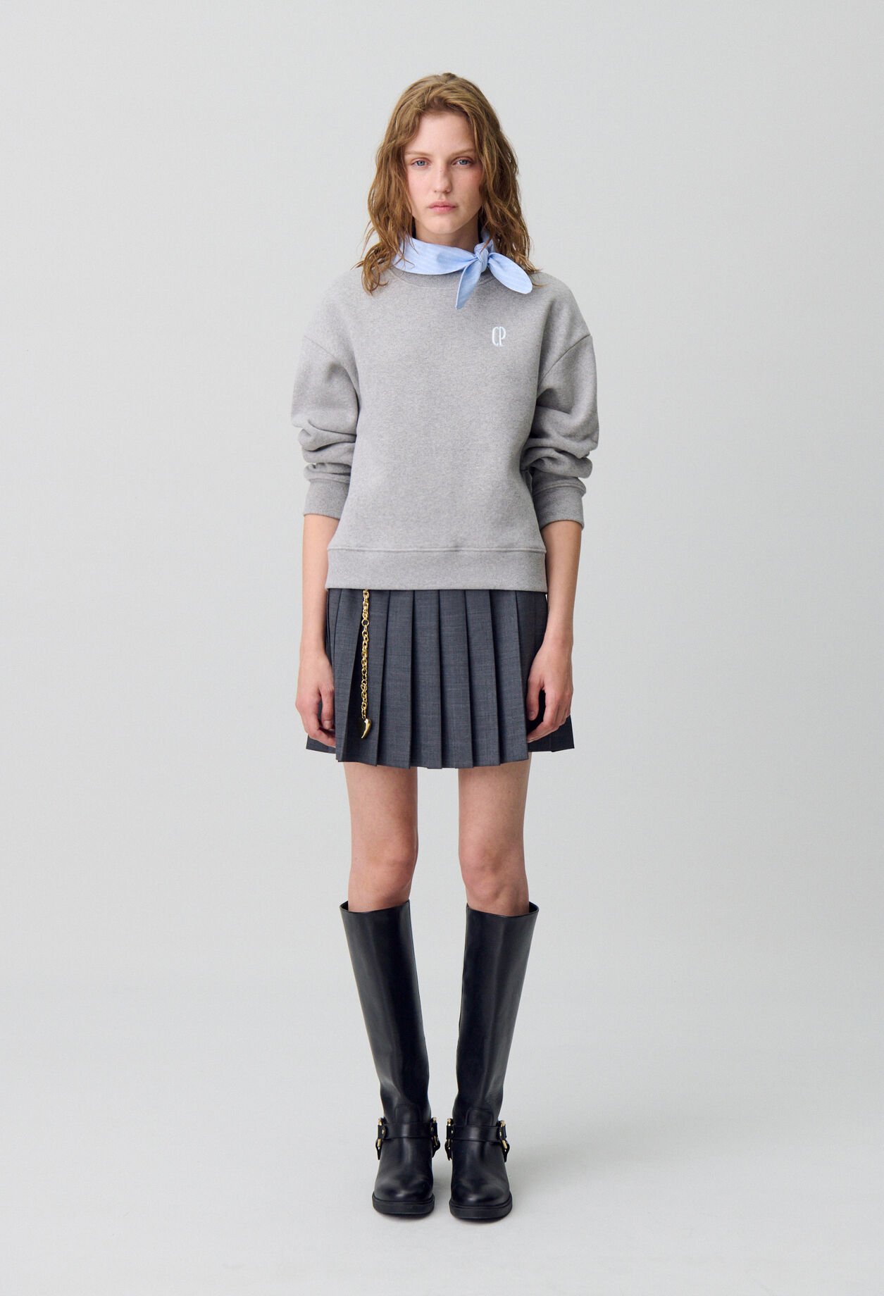 Sweatshirt col foulard