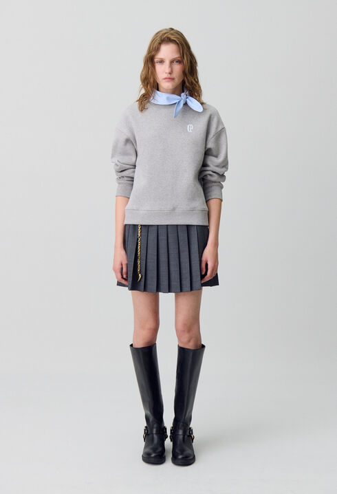 Sweatshirt col foulard