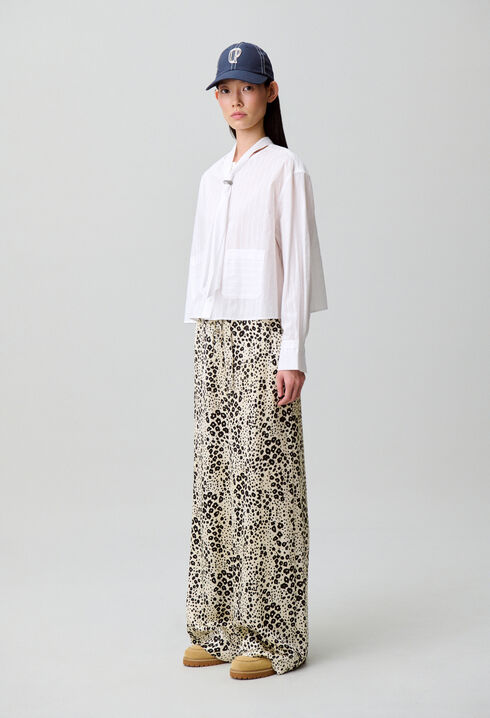 Striped cotton shirt