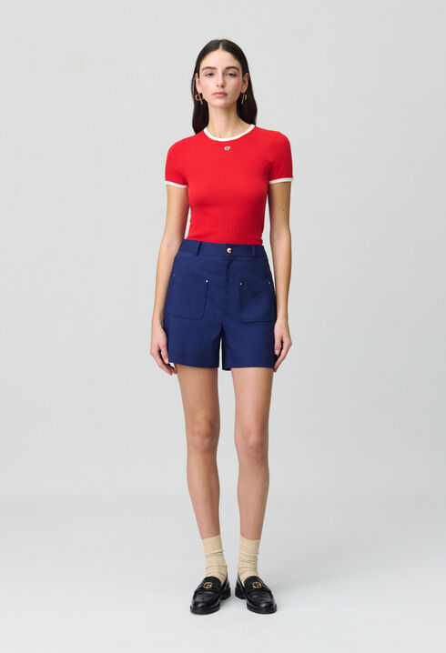 Short denim