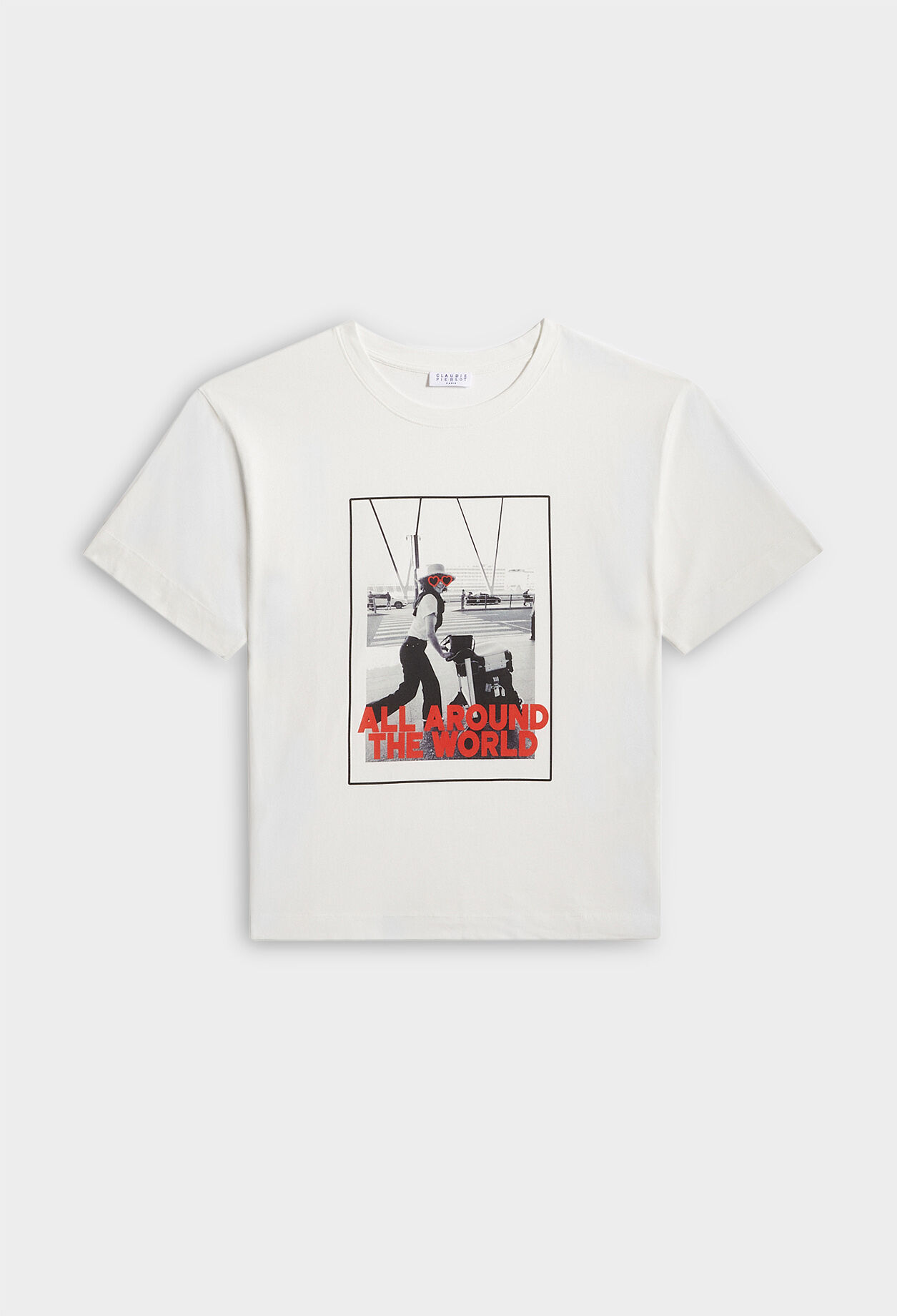 Organic cotton screen-printed T-shirt