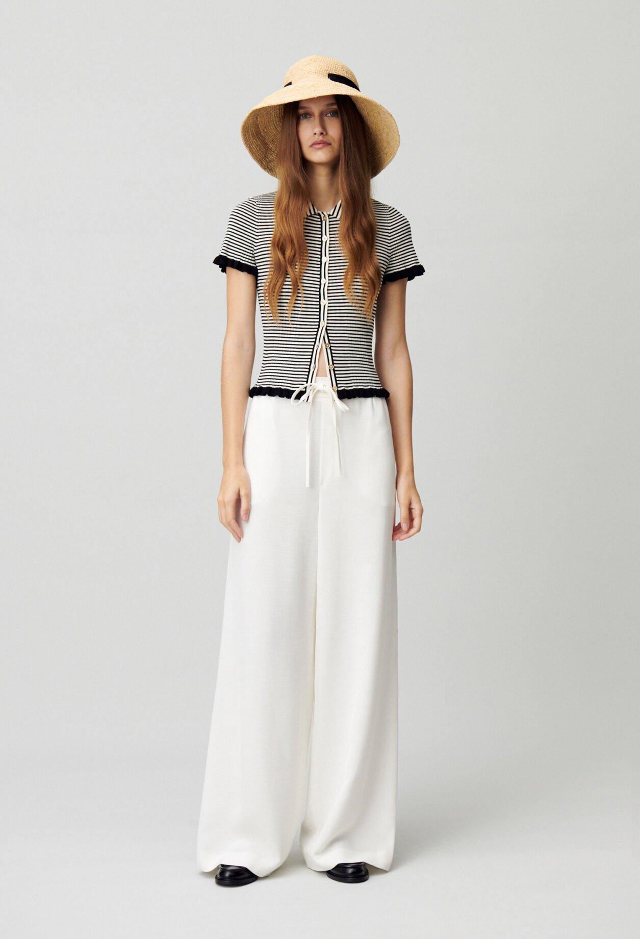 Elasticated fluid trousers