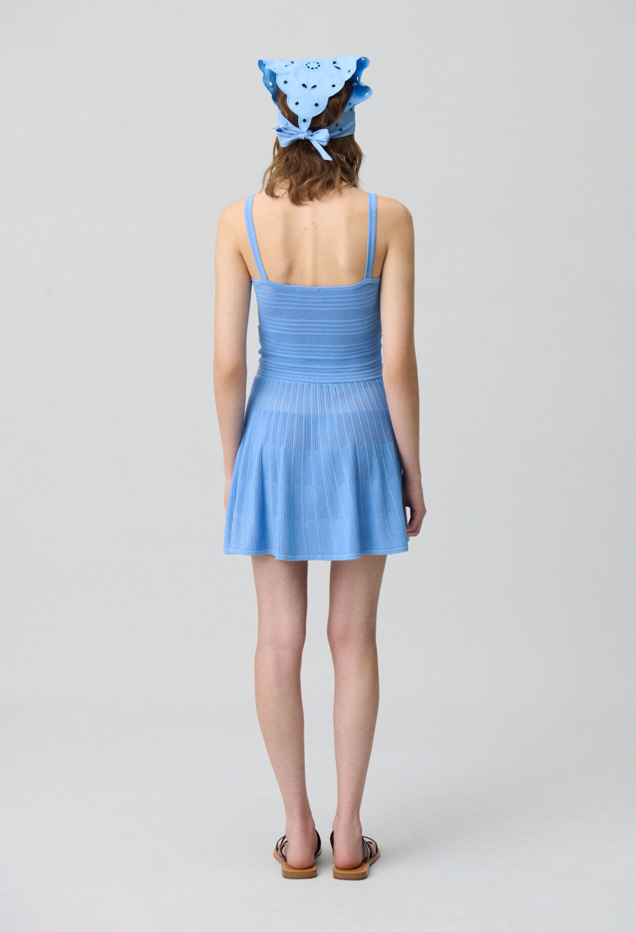 Top maille fine décolleté