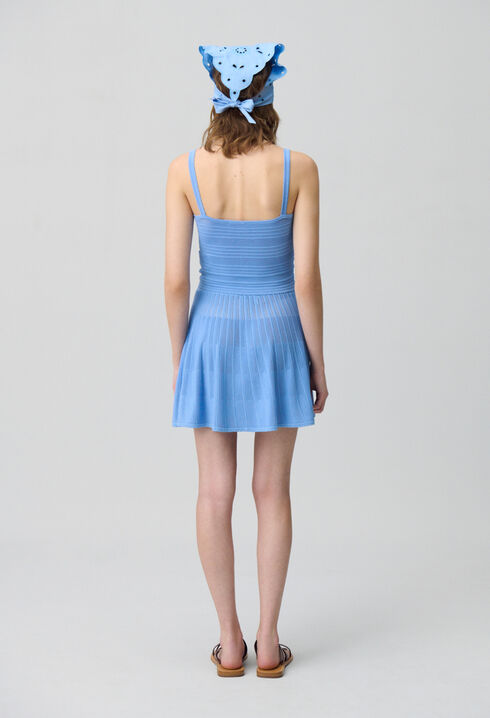 Top maille fine décolleté
