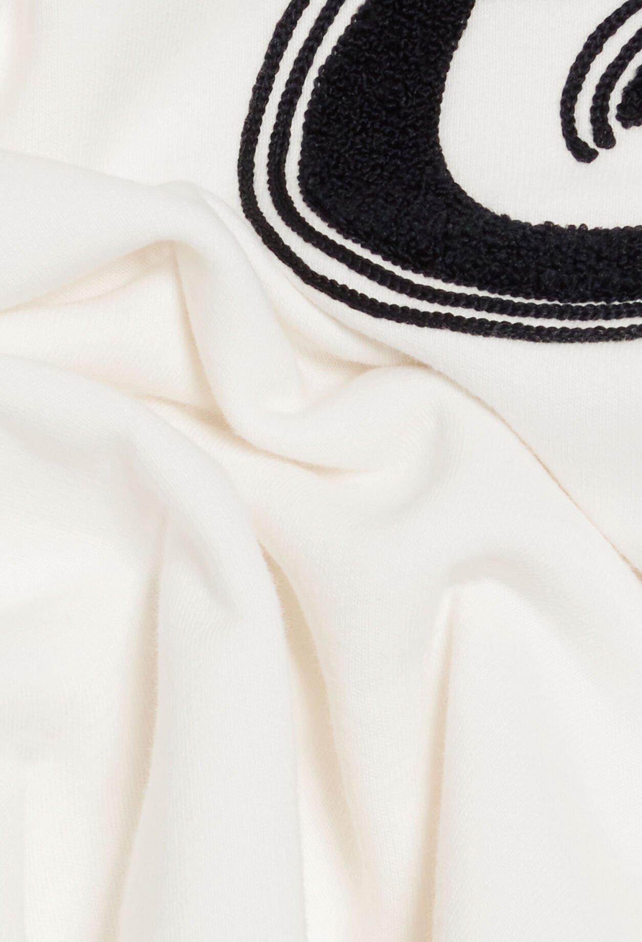 Sweatshirt ecru with C patch