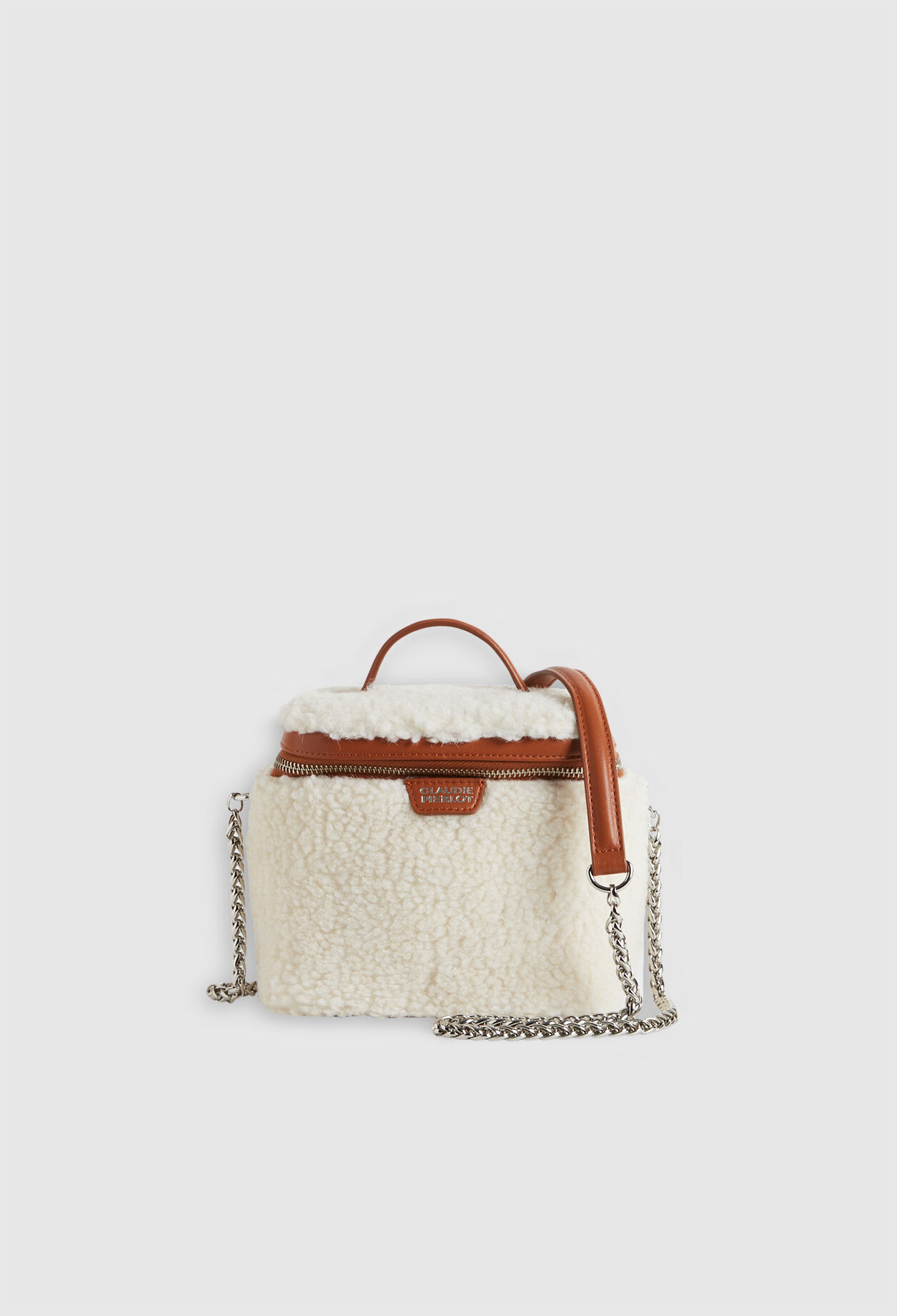Sac Angela Vanity peau lainée