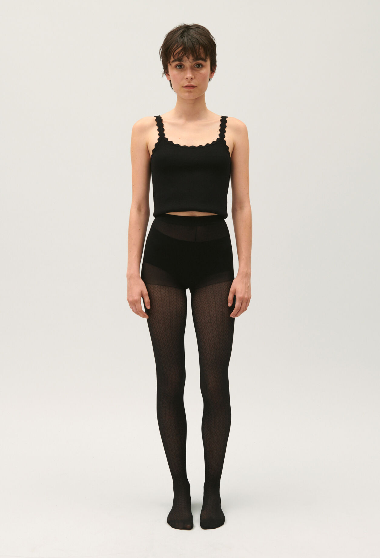 Box de 2 paires de collants noirs
