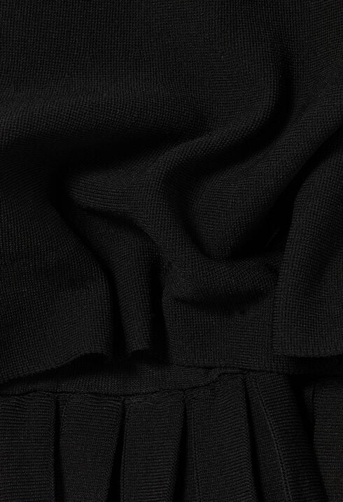 Robe maille bretelles croisées