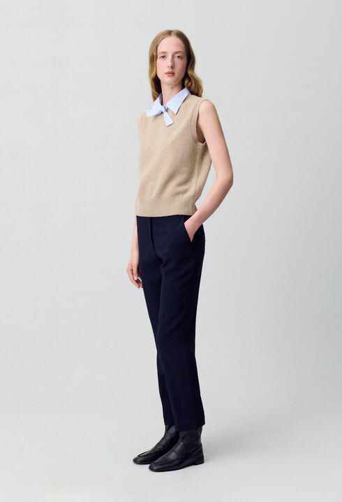 Pantalon tailleur cigarette