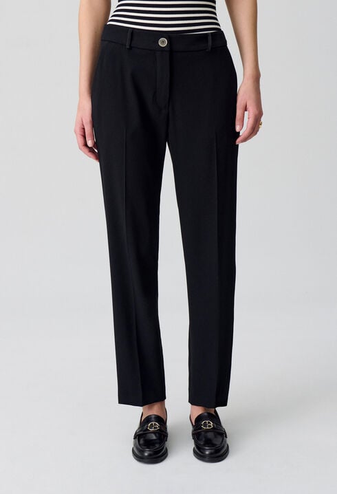 Pantalon tailleur cigarette