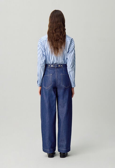 Jean denim brut droit