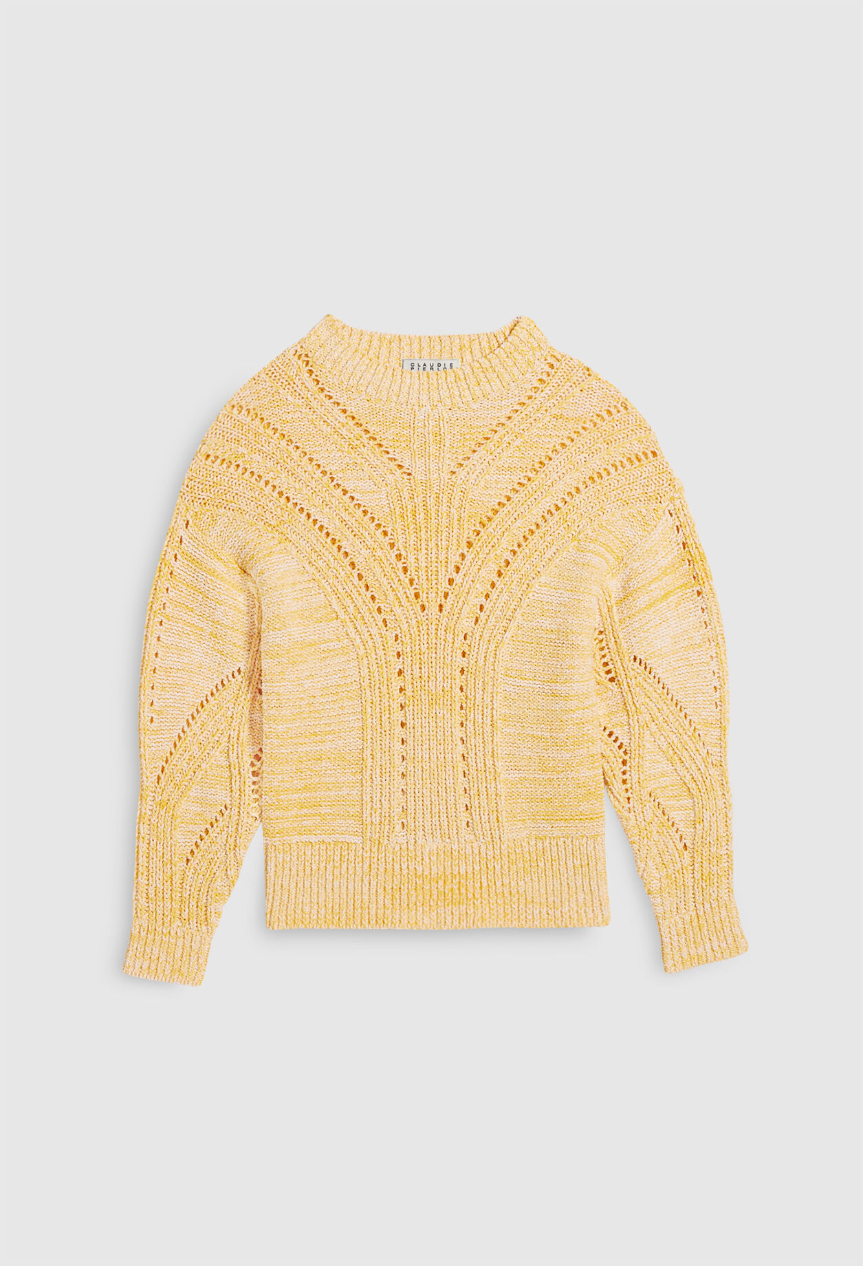 Pull à détails ajourés