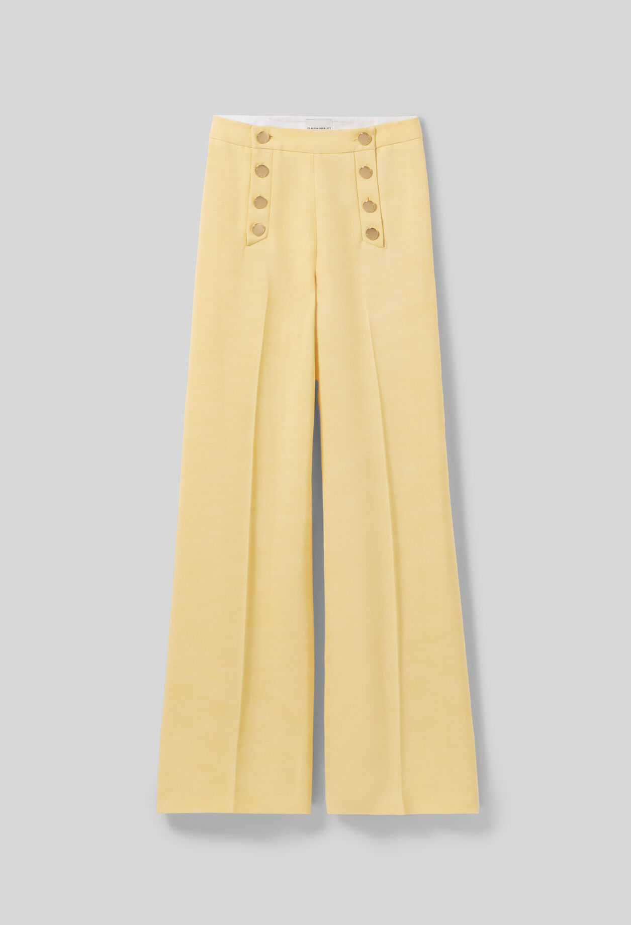 Pantalon droit à pont