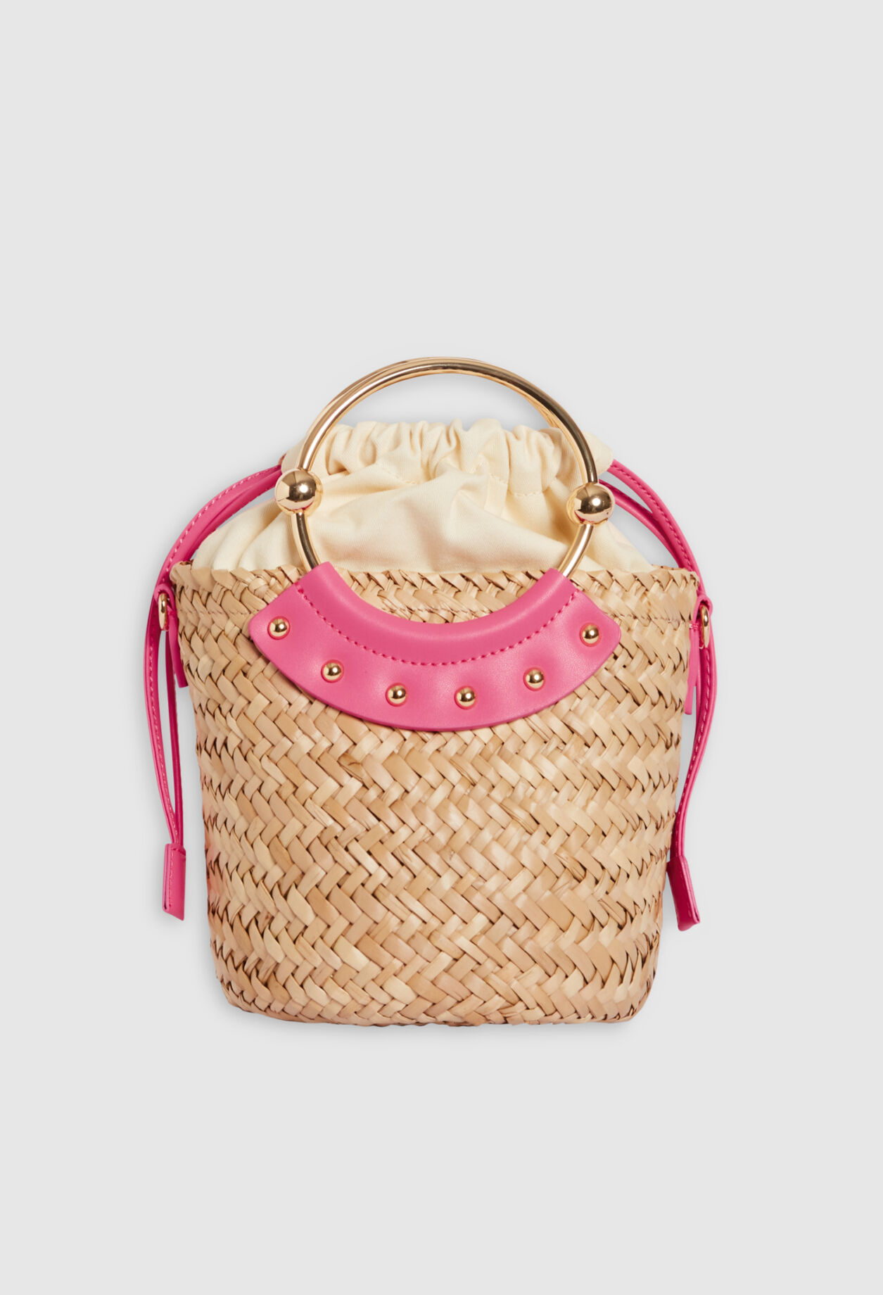 Mini panier Abeille paille
