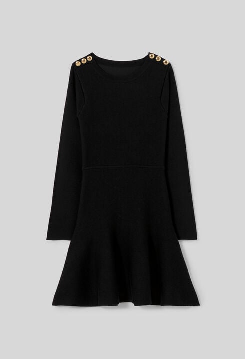 Robe maille patineuse