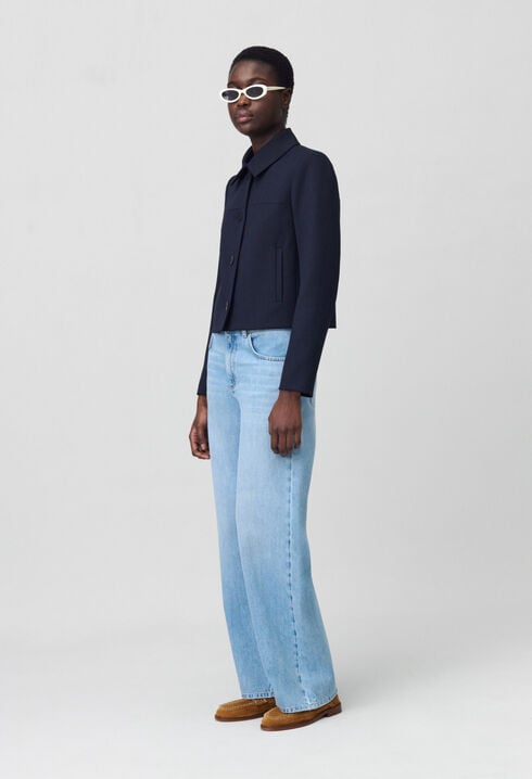 Veste boite marine