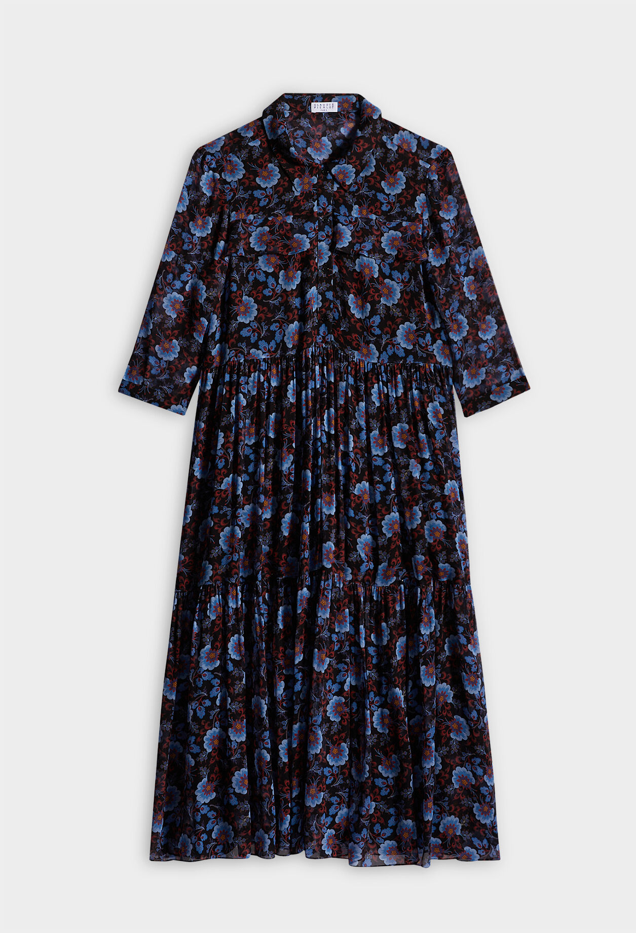 Robe longue évasée