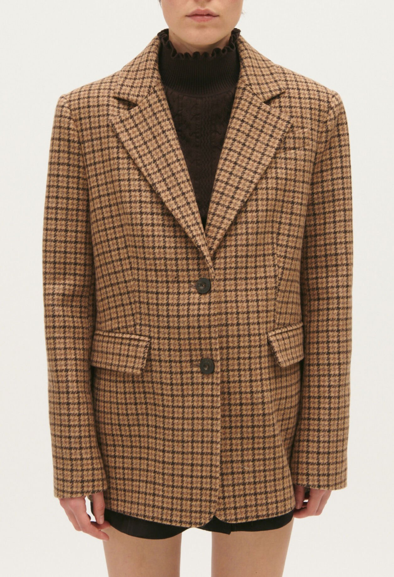 Veste velours carreaux